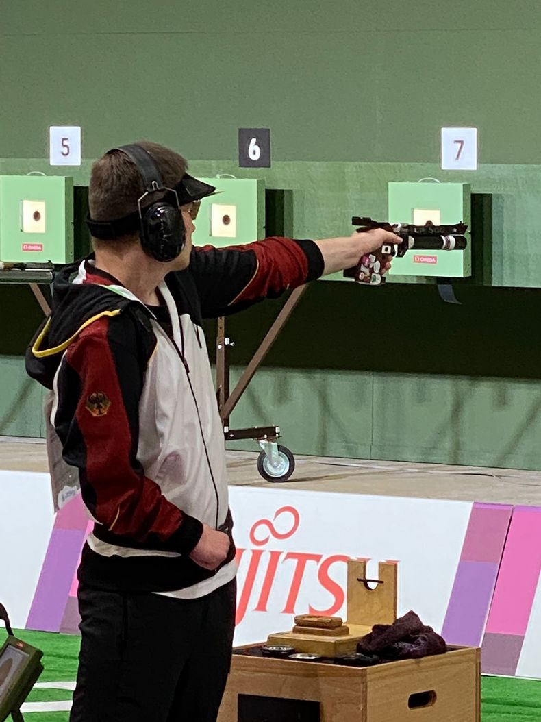 Bild: DBS / Tobias Meyer erreichte mit der Luftpistole Platz 15 bei seinem Paralympics-Debüt.